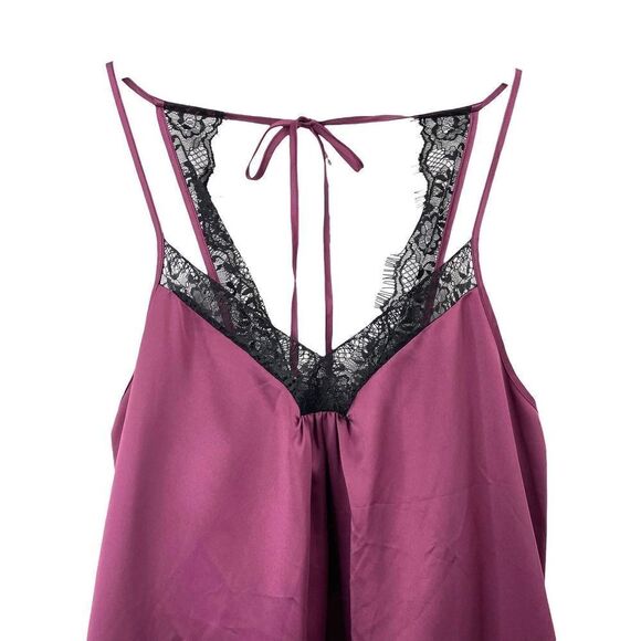 Linea Donatella Sets to Go Satin Chemise & Wrap Robe Sz S - Picture 8 of 10